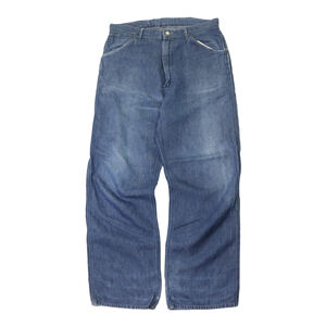 Vintage 60s Needles Faded Blue Denim Carpenter Jeans Size S